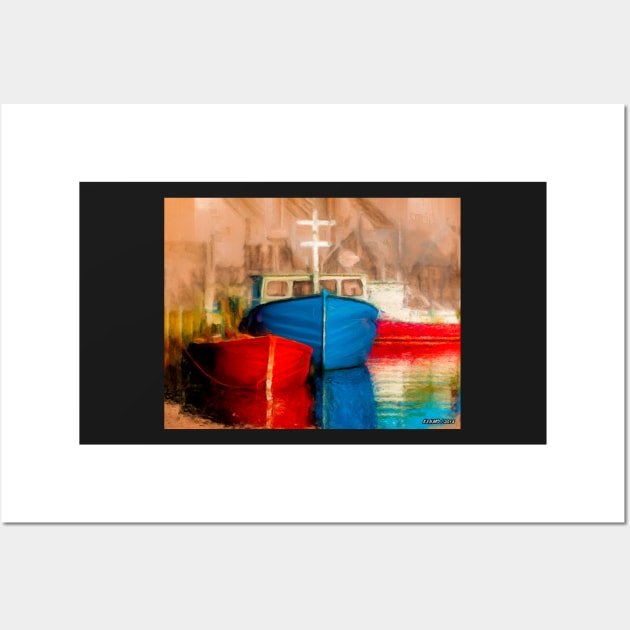 Fishing Boats Wall Art by kenmo